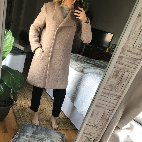 Blush Nude Kenneth Cole Wool Jacket - Picture 3 of 6